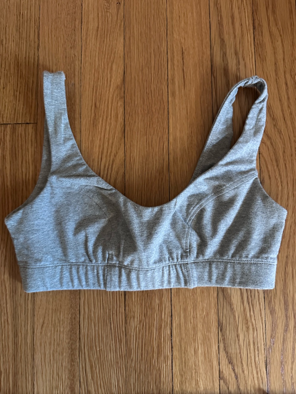 Subset organic cotton scoop bralette